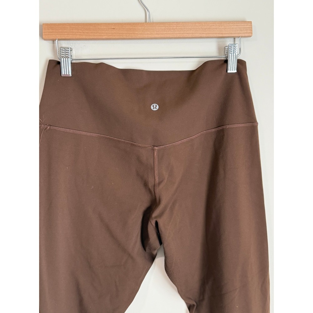 Lululemon Align High-Rise Pant Women Size 12 Java Brown Nulu 25" Leggings - Picture 6 of 8